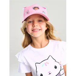 Sinsay - Pamučna kapa sa šiltom Gabbys Dollhouse - pastelno roze