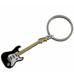 Fender Stratocaster Keychain Black