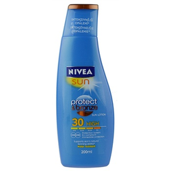 Nivea Sun Protect & Bronze intenzivno mleko za sončenje SPF 30 (Sun Lotion) 200 ml