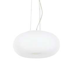 Ideal Lux - Luster na sajli ULISSE 3xE27/60W/230V O 42 cm bela