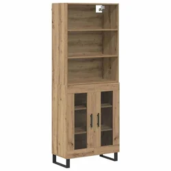 Highboard 2 pcs Umjetnički hrast Konstruirano drvo