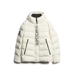 Superdry & Co Zimska jakna črna/volneno bela