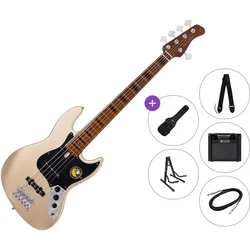 Sire Marcus Miller V5 Alder-5 Premium SET Champagne Gold Metallic 5 strunska bas kitara