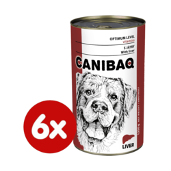Dibaq hrana za pse CANIBAQ Classic jetrica, 10x1250 g