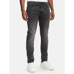 HUGO Kavbojke 734 siv denim