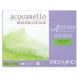 Blok Watercolour Artistico traditional white 23x30,5cm 20L 300g (rough/grana grossa) Fabriano 19022330
