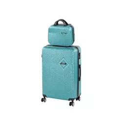 Komplet kovčkov TraveLux Pro V na kolesih laguna modra