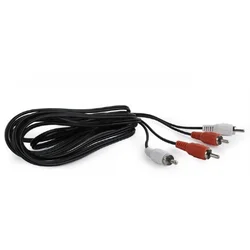 CCA-2R2R-7.5M Gembird audio kabal 2 x cinc - 2 x cinc, 7.5m