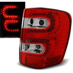 OEM Kristalna LED štop svetla Jeep Grand Cherokee WJ (99-05), Crvena