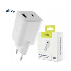 Allity ATC-01-30WAC punjač GaN PD QC (C-A) 30W beli ( 21315 )