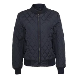 Womens Diamond Quilt Jacket Blue