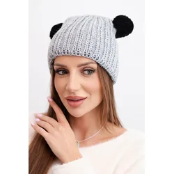 Ženska zimska kapa s cofki Kesi K433