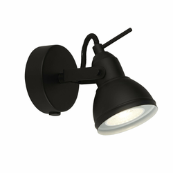 Searchlight 1541BK - Zidno reflektorsko svetlo FOCUS 1xGU10/50W/230V crna