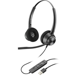 Slušalice s mikrofonom Plantronics - EncorePro 320 USB-A, crne