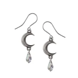 Uhani ALCHEMY GOTHIC - Tears Of The Moon-Wolf Tear - E477C