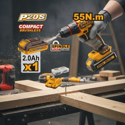 Ingco cdli205582e aku bušilica 55nm 1x2ah super ( CDLI205582E )