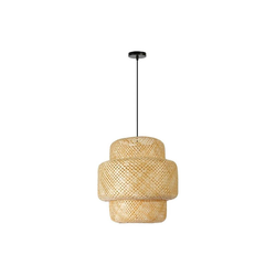 Immax 08268L - Luster na sajli HILO 1xE27/40W/230V, prečnik 47 cm, bambus