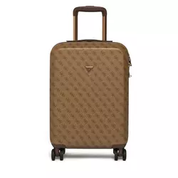 Kovček za kabino Guess Latona Tavel TWHK92 11983 Temno bež