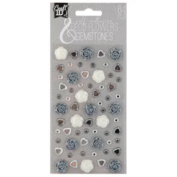 Craft Sensation Kreativa Stikeri Cveće - Silver - 52057