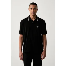 Armani Exchange polo majica moška bombažna