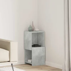 Kutni ormarić Betonski sivi 30,5x30x65cm Konstruirano drvo