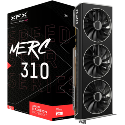 XFX AMD Video Card RX-7900XT Speedster MERC310 20GB GDDR6 320bit, 2535 MHz / 20Gbps, 3x DP, 1x HDMI, 3 fan, 2 slot