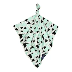 shumee Bambusovi robčki za plenice 30x30 Mint Triangles, Bamboo Line Texpol