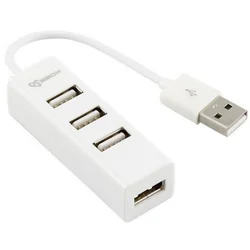 E-GREEN USB 2.0 HUB 4 Port beli