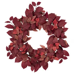 SMYCKA Veštački venac, unutra/spolja crvena, 65 cm
