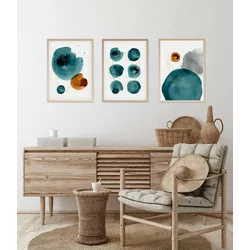 Wallity Uramljena slika Huhu117, 20x30 cm , 3 dela