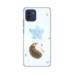 Torbica Silikonska Print Skin za Samsung A035G Galaxy A03 Hedgehog