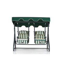 HANAH HOME Baštenska ljuljaška dvosed Daisy 2 White Green Black