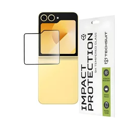 Techsuit zaštitno staklo 9H za Samsung Galaxy Z Flip 6 - Crna KP36632