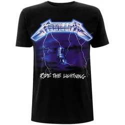 Metallica Unisex majica Ride The Lightning Tracks (Back Print) S