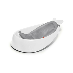SKIP HOP Kopalna kad s 3-fazno ergonomsko podlogo Moby, bela