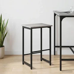 Vidaxl Barski stol Siva Sonoma 40 x 32 x 64 cm Inženirski les