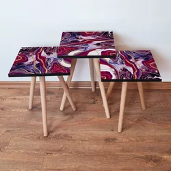 HANAH HOME Set 3 stočića 3Shp249 Multicolor