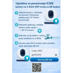 Gembird CAM-IP9MP-EP12 360° Visual Angl GMB kamera 9MP(3mp+3mp+3mp) H.265 WiFi Camera, ICSEE App, 3.6mm,IP66