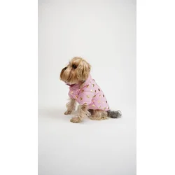 Paws & Whiskers Odelo za pse Amour Coat, Roze