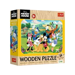 Drvena puzzla 24 dela mickey