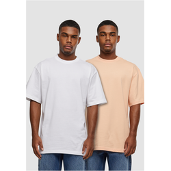 Mens UC Tall Tee 2-Pack T-Shirts - Orange + White