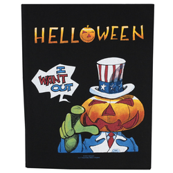 Našitek velik HELLOWEEN - I WANT OUT - RAZAMATAZ - BP1238