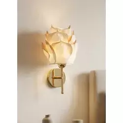 OPVIQ Zidna lampa zlatno - bela APG0004