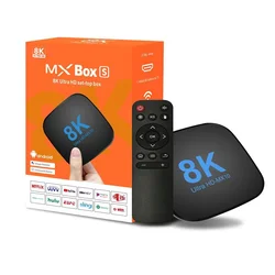 MX10 8K 2/16GB ANDROID 13 2.4G/5G KODI 18