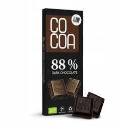 Cocoa+ Temna čokolada s kakavom 40 g