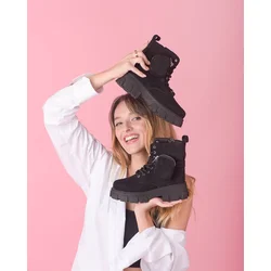 Emelie Strandberg Ženske čizme B64, Crne