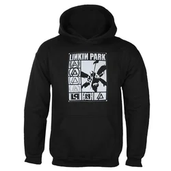 Hoodi moška Linkin Park - Logos Rectangle - ROCK OFF - LPHD18MB