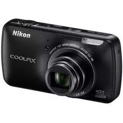 NIKON digitalni fotoaparat COOLPIX S800C CRNI