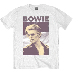 David Bowie Majica Smoking Unisex White 2XL