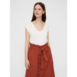 PIECES Majica PCKAMALA TEE NOOS, bela